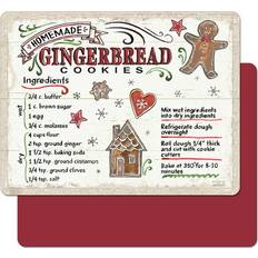 Red Chopping Boards CounterArt Cut N Funnel Gingerbread/Dark Red 2 Pack Chopping Board