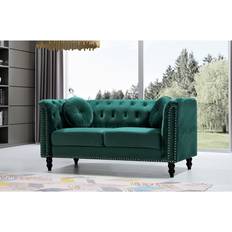 Bed Bath & Beyond Vivian Classic Green Sofa 64.2" 2 Seater