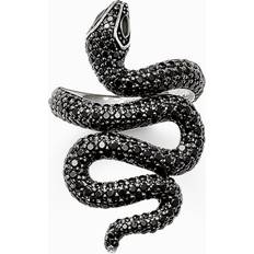 Thomas sabo ringe damen Thomas Sabo Snake Ring - Silver/Black
