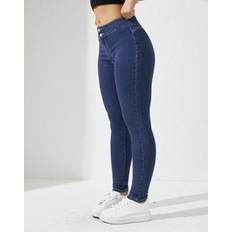 Shein Slim - Women Jeans Shein Women'S Buttoned Slim Fit Jeans