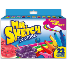 Water Based Markers Mr. Sketch Scented Markers Chisel Tip 22-pack