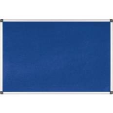 Bi-Office Aluminium Trim Felt Notice Board 120x90cm