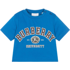 Burberry Baby's Cotton Varsity T-shirt - Blue