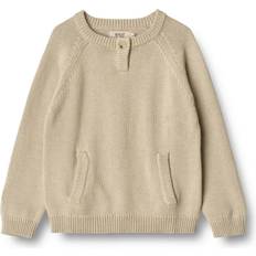 Wheat Dima Knitted Pullover Sweaters - Fossil