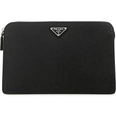 Prada Clutches Prada Black Leather Clutch Black