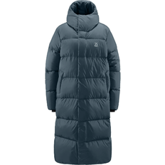 Haglöfs Kåper & Frakker Haglöfs Long Down Parka Women - Steel Blue