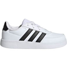 Adidas Kid's Breaknet Lifestyle Court Lace Shoes - Cloud White/Core Black/Core Black