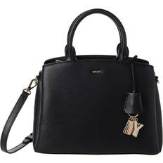 DKNY Bags DKNY Paige Medium Satchel Black/Gold One Size
