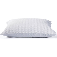 Linen Pillow Cases Night Lark Night Lark Waffle Standard Pillow Case White