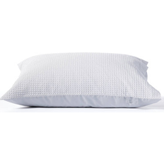 Linen Pillow Cases Night Lark Waffle Standard Pillow Case White