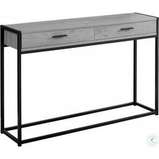 Monarch Specialties Entryway Grey Console Table 12x48"