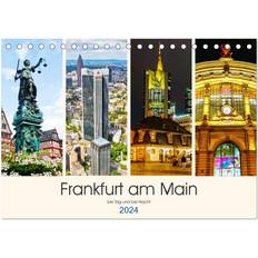 Calvendo 2024 Frankfurt am Main Tischkalender A5