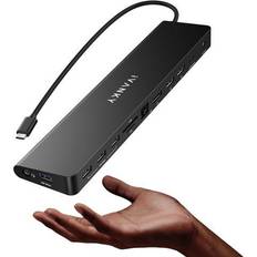Laptop Docking Station with 100W 13-in-1 Triple