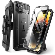 Supcase Apple iPhone 15 Pro Max Mobile Phone Covers Supcase Unicorn Beetle Pro for iPhone15 Plus 6.7 Built-in Screen Protector & Kickstand & Belt-Clip Heavy Duty Rugged Black
