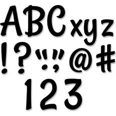 DIY Creative Teaching Press Stylish 4' Designer Letters Black 235 Per Pack 3 Packs CTP8573-3