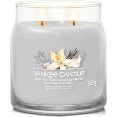 Yankee Candle Smoked Vanilla & Cashmere Grey Duftkerzen 368g