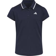 Adidas Kid's Textured Polo Shirt - Collegiate Navy (HR5300)