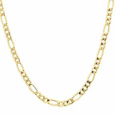 Private Label Italian Figaro Chain Necklace - Gold