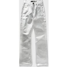 Damen - Silbrig Jeans ROTATE Birger Christensen Jeans 1117802667 Silberfarben Relaxed Fit