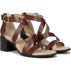 LifeStride Shoes Heritage Dress Sandal Brown Faux Leather