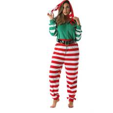 Clothing 6443-XL #FollowMe Adult Onesie Womens Pajamas,ELF