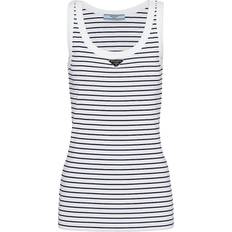 XXXS Tanktops Prada Top aus Baumwoll-Jersey Multicolor