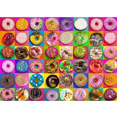 Jigsaw Puzzles 1000 Pieces for Adults, Families Donuts Pieces Fit Together Perfectly