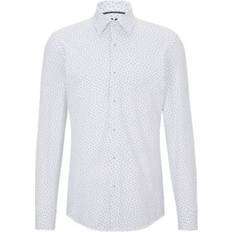 Hugo Boss White Shirts Hugo Boss Men's Performance Slim-Fit Shirt White