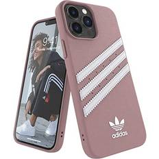 Adidas adidas Phone Case Compatible with iPhone 13 Pro Max, Magic Mauve Design, Shockproof, Impact-Resistant, Fully Protective Originals Cell Phone Cover with Snap-On Design