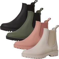 Tamaris 42 Gummistiefel Tamaris Damen Rubberboots Vegan Blockabsatz; OLIVE/grün;