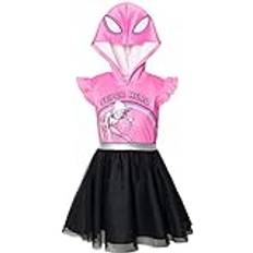 Marvel Spider-man Ghost-spider Toddler Girls Fleece Half Zip