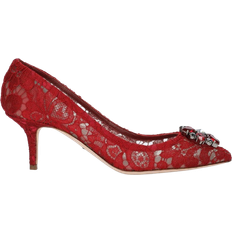 Damen - Slip-on Pumps Dolce & Gabbana Rainbow - Red