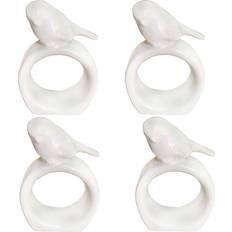 Porcelain Napkin Rings Bird Napkin Ring 2" 4