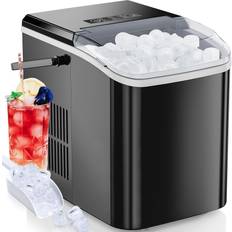 Sweetcrispy Self-Cleaning Countertop Black Ice Maker