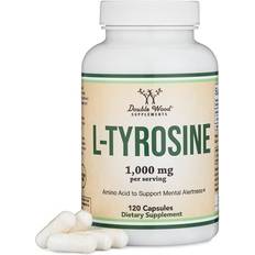 L-Tyrosine 1,000mg per Serving, 120 Veggie Tyrosine