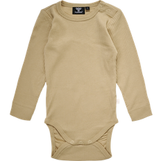 Hummel Baby Rene Long Sleeve Bodysuits - Irish Cream