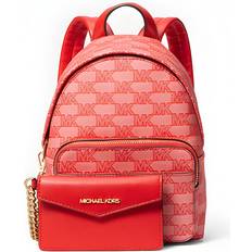 Michael Kors Schulranzen Michael Kors Maisie XS 2 IN 1 Backpack Bag Pouch Jacquard Dark Sangria