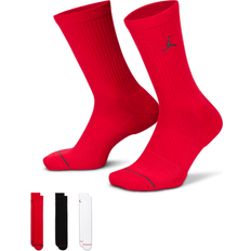 G - Red Underwear Nike Jordan Everyday Crew Socks 3-pack - Multi-Color