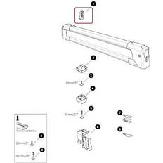 Thule Takstativ Thule Skiträger, Handle wing nut SnowPack