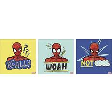 Bilder reduziert Marvel spiderman badges 3er-set Bild 30x76.2cm