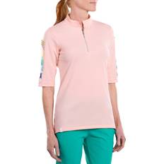 Shirts SwingDish Women's Neva Elbow Sleeve Golf Shirt, Medium, Pink