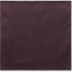 Dolce & Gabbana Red Belts Dolce & Gabbana Silk jacquard pocket square dark_aubergine one