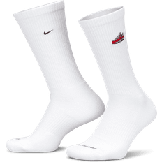 Men - White Underwear Nike Everyday Plus Cushioned Crew Socks - White/Black