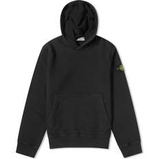Baumwolle Oberteile Stone Island Junior Hooded Sweatshirt - Black (61620-V0029)