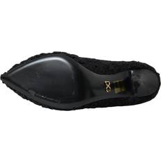 Dolce & Gabbana Women High Boots Dolce & Gabbana Black Stiletto Heels Mid Calf Boots EU38.5/US8