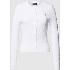 Polo Ralph Lauren White Cardigans Polo Ralph Lauren Braided Cardigan White