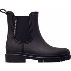 49 ⅓ - Damen Gummistiefel Tommy Hilfiger Damen Gummistiefel Essential Rainbootie Black,37,Schwarz