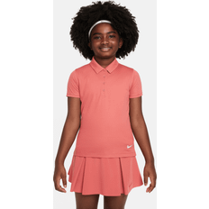 Polo Shirts Nike DriFIT Victory Girls' Short Sleeve Polo Shirt, Pink, Golf Top