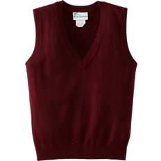 XS Knitted Sweaters Children's Clothing CLASSROOM Little Boys' Uniform Sweater Vest, Burgundy