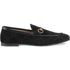 Low Shoes Gucci Jordaan - Black GG Velvet